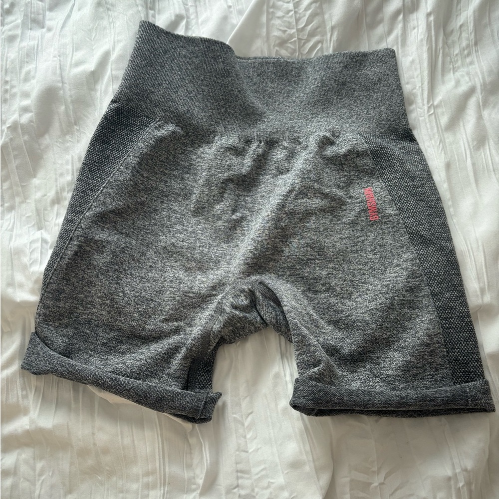 Grey Gymshark biker shorts